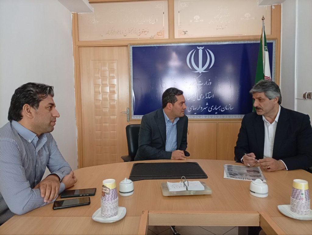 نشست شهردار املش با مدیرعامل سازمان همیاری شهرداری های گیلان