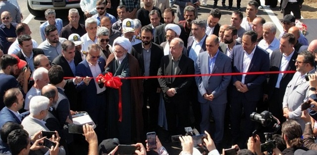 افتتاح تقاطع غیرهمسطح امام حسین (ع) رشت