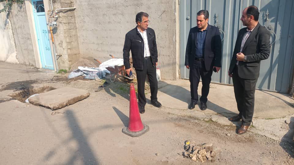 پروژه لایروبی شبکه فاضلاب خمام توسط سازمان همیاری شهرداری های گیلان