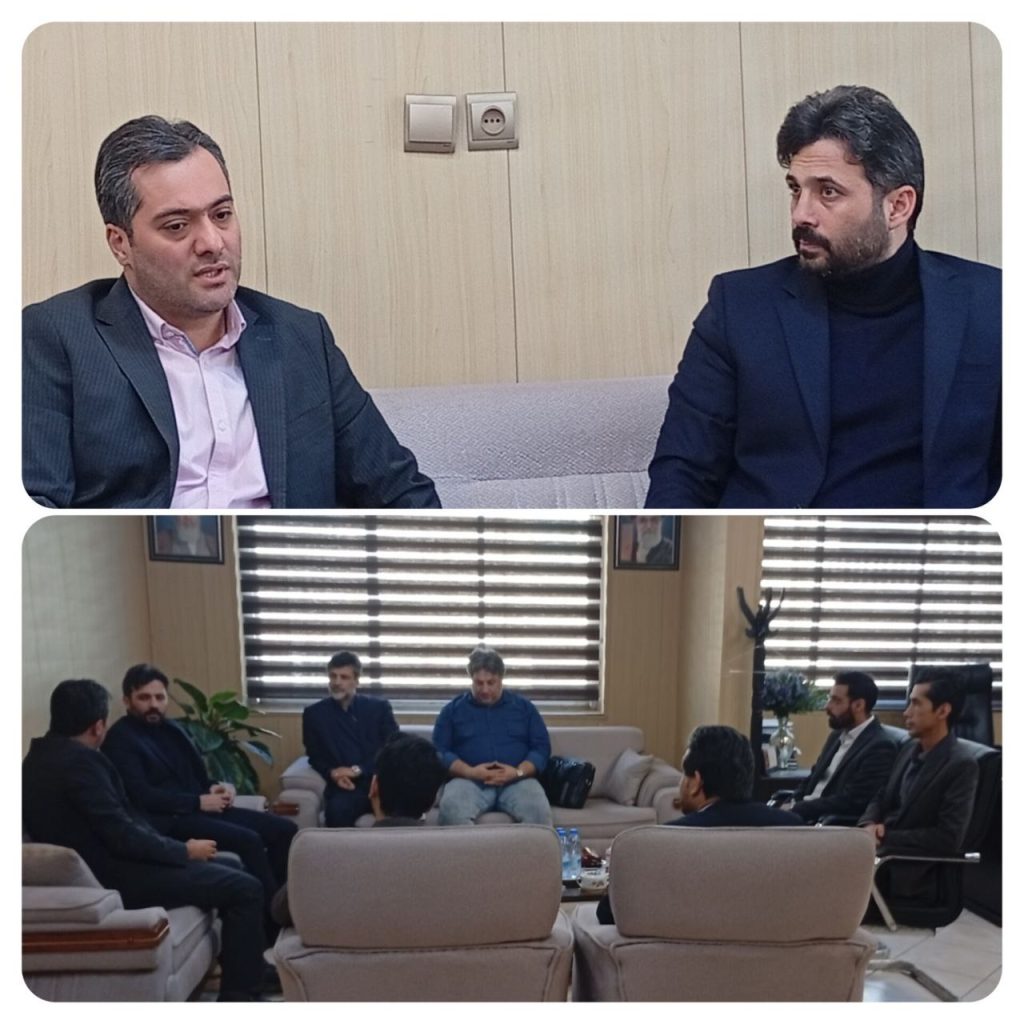 دیدار مهدی فلاح نماینده رشت با مدیرعامل سازمان همیاری شهرداری های گیلان 