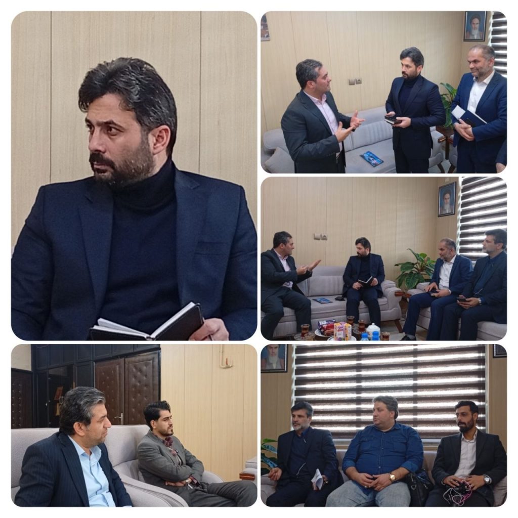 دیدار مهدی فلاح نماینده رشت با مدیرعامل سازمان همیاری شهرداری های گیلان 