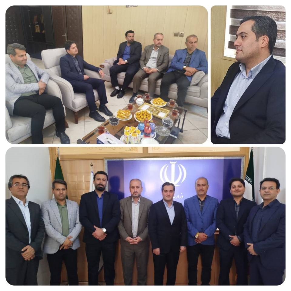 دیدار شهردار و اعضای شورای شهر خشکبیجار با مدیرعامل سازمان همیاری شهرداری های گیلان